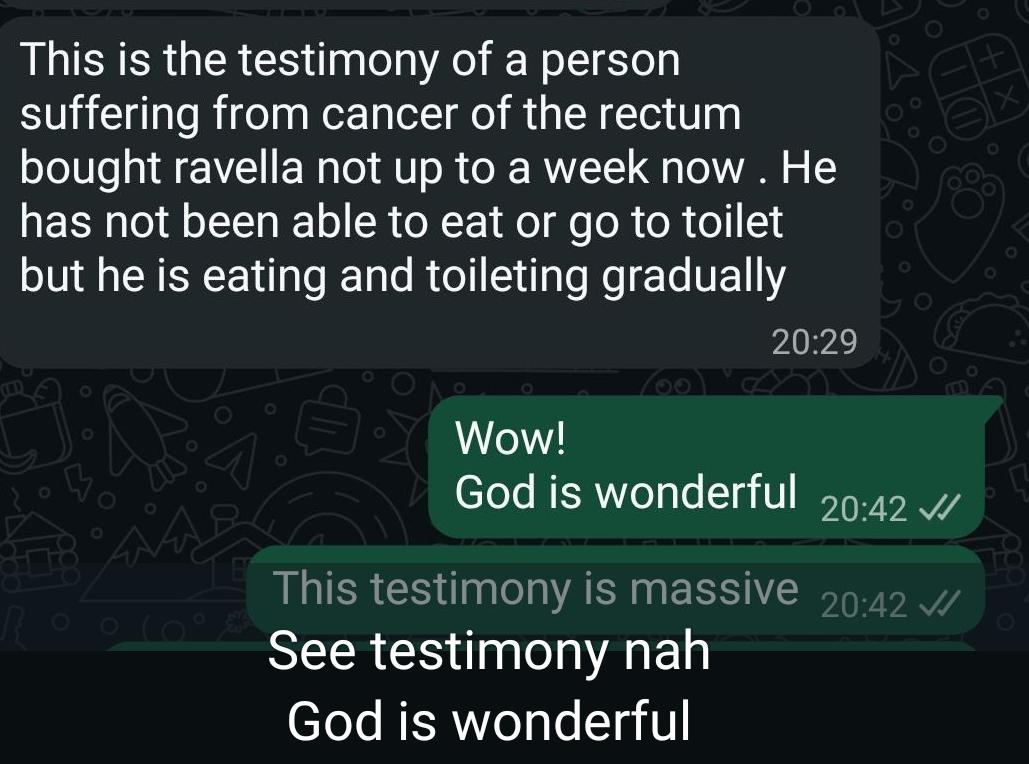 Customer testimonial screenshot